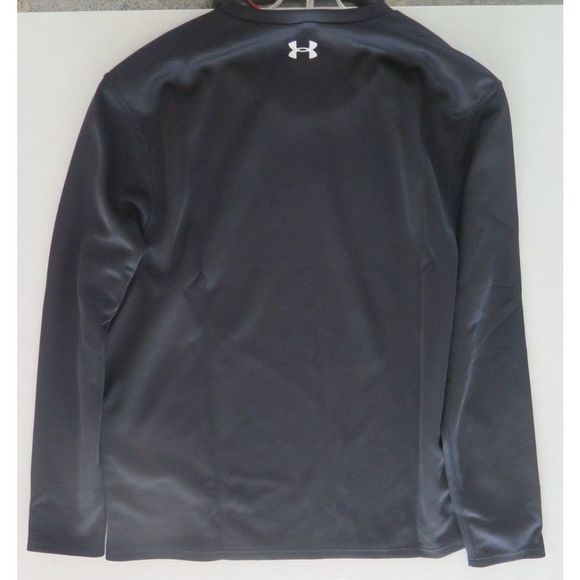 Under Armour 1362873 001 Men's Sz XL Black Rival Crew Long Sleeve Sweatshirt - Picture 5 of 5